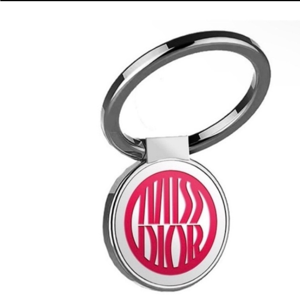 Pink and Silver Keychain